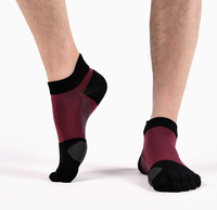 Chaussettes confortables pour hommes SHIMA SEIKI avec logo personnalisé, pour le basketball, le fitness, la course à pied, les soins infirmiers, la randonnée, chaussettes de sport en tissu éponge à 5 orteils pour femmes