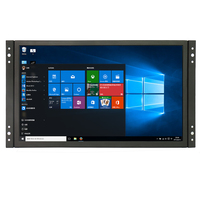 Caixa de metal 10 10.4 11.6 12.1 15 17 19 PCAP Tela Sensível Ao Toque de 21.5 Polegadas Industrial Monitor de Estrutura Aberta Do Monitor Lcd