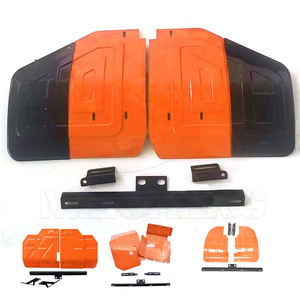 OEM Micro Tiller Machine Guardabarros rojo Cubierta de metal Cultivador Accesorios Mini Tractor Maquinaria agrícola Repuestos Material de acero - Product Image 1