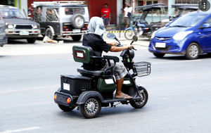 Китайский новый стиль, трехколесный мини-скутер, трехколесный электрический трехколесный велосипед для людей с ограниченными возможностями - Product Image 3