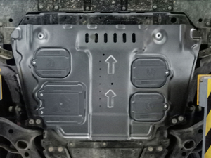 แผ่นกันลื่นสำหรับป้องกันเครื่องยนต์3D เหล็กสำหรับ Toyota Alphard Vellfire 2011-2021 - Product Image 2