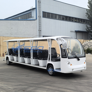 Vente en gros de voitures électriques à 4 roues pour adultes, 72V, 8 à 23 places, bus touristique, bus de navette - Product Image 3