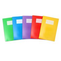 Cuaderno de ejercicios A5 con encuadernación cosida al estilo saddle stitch, cuaderno para estudiantes con logotipo personalizado, suministros de oficina y escolares con cubierta personalizada