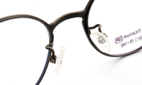 Monturas de Gafas Metálicas de Titanio Retro, Monturas Ópticas Superligeras de Moda, Gafas Graduadas Populares Estilo Nerd