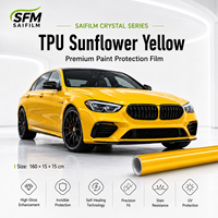 Película Protectora de Pintura (PPF) de TPU Nano con Capa Superior, Autoregenerable, Hidrofóbica, para Autos de Lujo, con Grosor de 7.5mil