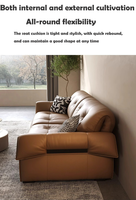 Modernes Luxus Chesterfield Couch Set für Wohnzimmer Minimalist isches Stil Echtes Leders ofa für Home Villa Hotel Office