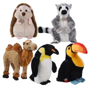 Produttore all'ingrosso realistico Toucan peluche peluche giocattoli simulati uccelli Toucan peluche animali selvatici