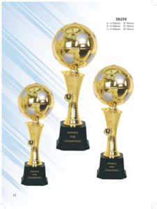 Medallas y trofeo de metal, trofeo deportivo, <span class=keywords><strong>trofeos</strong></span> - Product Image 3