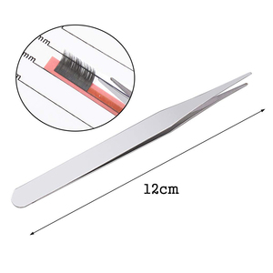 Pinces à cils à pointe en fibre, marque privée, sur mesure, droites, pour volume, pour professionnels - Product Image 2