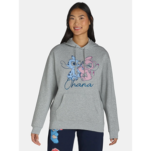 Sweat-shirts à capuche en molleton respirant surdimensionnés avec logo imprimé sur le devant, manches longues, pour femmes, hiver, automne, avec poche, nouveau style - Product Image 5