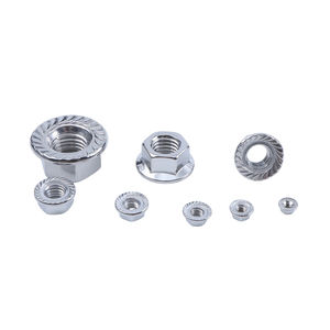 Fabricantes de Porcas, Porcas Hexagonais de Aço Inoxidável, Porca Hexagonal com Flange, Acabamento de Passivação, Rosca Direita - Product Image 4