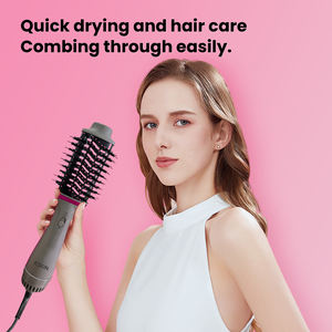 Cepillo Eléctrico de Aire Caliente para Rizar el Cabello, Cepillo Secador de Cerámica con Calentamiento, Peine para Cabello Frío y Caliente, Alisador de Cabello - Product Image 2