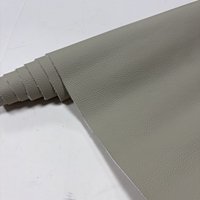 Kulit Sintetis PVC Motif Litchi 0.9mm Grosir Harga Kompetitif Langsung dari Pabrik Kulit Buatan untuk Sofa dan Tempat Duduk
