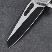 Couteau de survie pliable d'extérieur en acier 3Cr13 personnalisé Hongrui, couteau de poche pour le camping et la chasse avec manche en G10+acier
