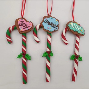 <span class=keywords><strong>Venta</strong></span> caliente masa <span class=keywords><strong>de</strong></span> arcilla bastón <span class=keywords><strong>de</strong></span> <span class=keywords><strong>caramelo</strong></span> con galleta para adornos <span class=keywords><strong>navideños</strong></span> - Product Image 4