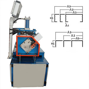 Máquina perfiladora de canales y correas de acero para la producción de tejas con perfil C y U, accionada por motor, de alta calidad - Product Image 3