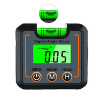 Livella Digitale Industriale con Base Magnetica, Schermo LED, Telaio in Lega di Alluminio, Mini Cubo, Indicatore Angolare, Grado di Protezione IP42