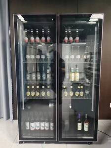 Congélateur vertical commercial de supermarché <span class=keywords><strong>930L</strong></span>, vitrine réfrigérée pour boissons avec porte vitrée - Product Image 5