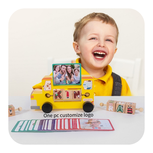 YUCI giocattolo educativo multi-giocatore di legno gioco da tavolo inglese parola carta di ortografia blocchi di parola giocattoli per i bambini - Product Image 1