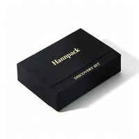 Coffret de découverte de parfums en velours haut de gamme, boîte rigide personnalisée avec insert en EVA préformé pour échantillon de parfum, boîte cadeau en carton