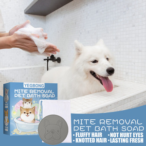 Yegbong Nhà Máy OEM Mite Tự Nhiên Loại Bỏ Pet Tắm Xà Phòng Cho Chó Và Mèo Nhẹ Nhàng Khử Mùi Làm Sạch Sâu Chăm Sóc Cơ Thể - Product Image 5