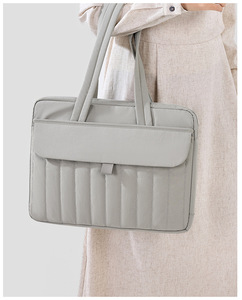 Bolso para Portátil Suave para Hombre, Multifuncional, Antichoque, Maletín Protector, Minimalista, Moderno, Portátil, de Mano - Product Image 2