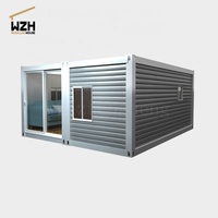 Conteneur plat pour pré-vente 20 40 pieds, conteneur de livraison à deux chambres de maison