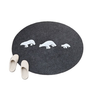 <span class=keywords><strong>Tapis</strong></span> éponge personnalisé de luxe d'usine motif géométrique <span class=keywords><strong>tapis</strong></span> de <span class=keywords><strong>maison</strong></span> rond <span class=keywords><strong>tapis</strong></span> de porte pour l'entrée - Product Image 3