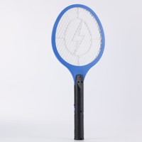 Raquette anti-moustiques électrique rechargeable haute tension, personnalisable en usine, avec filet de sécurité à 3 couches