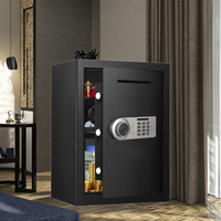 Coffre-fort pour hôtel vente directe d'usine Double assurance coffre-fort antivol Passoward coffres-forts d'empreintes digitales pour la maison AL002-50 d'hôtel