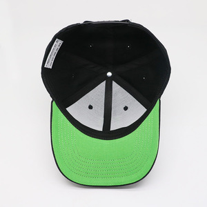 Wholesale Custom 3D Embroidery Logo Shiny Color Under Brim Sporty Hats 6 Panel Baseball Cap Casual Wear - Product Image 4