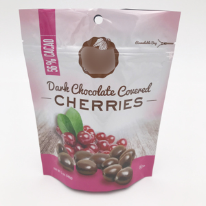 Sacs en mylar résistant aux mauvaises odeurs, emballage plastique avec fermeture éclair pour les <span class=keywords><strong>cerises</strong></span>, imprimés personnalisés, 50 unités - Product Image 1