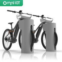 Système de station d'accueil personnalisé pour la location de trottinettes électriques et de vélos électriques, borne de recharge sans fil pour le partage de vélos électriques