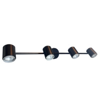 Lustres et lampes suspendues d'intérieur à rail fixe à 4 lumières de style nordique pour chambre et salon