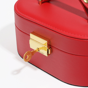 Travel Jewelry Case Leather Jewelry <b>Box</b> Holder Storage Packaging Jewelry <b>Box</b> for Rings <b>Earring</b> Packaging <b>Box</b> - Product Image 5