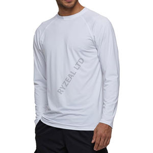 Camiseta Personalizable de Algodón de la Mejor Calidad, Corte Ajustado para Hombre, Multicolor, Cuello Redondo, Manga Larga, Estilo Casual - Product Image 1