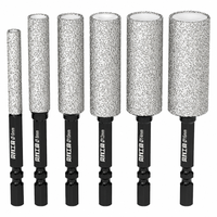 Foret diamanté soudé sous vide BEILI 6mm-16mm à tige hexagonale 1/4 pour carrelage en porcelaine, marbre, granit – Scie cloche