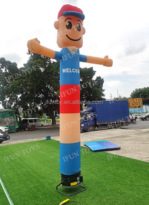 Boneka Tiup Iklan Nylon dengan Logo Kustom, Pompa Udara Elektrik, untuk Pesta, Merek IFUN/OEM - Product Image 4
