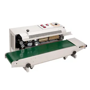 Hoge Kwaliteit Datum Gedrukt Automatische Hoge Snelheid Continu Band Sluitmachine Plastic Zak Sealer Machine