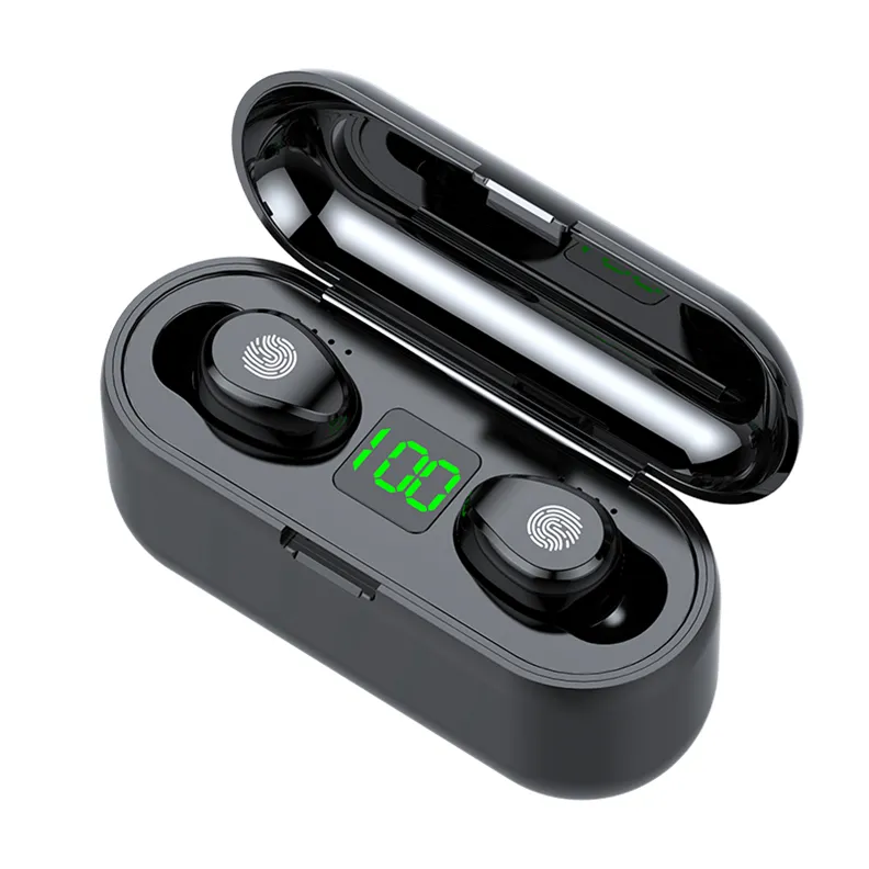 Grande capacità della batteria di alta qualità BT Truely Wireless TWS auricolari air ear buds pod auricolari cuffie con caricabatterie power bank