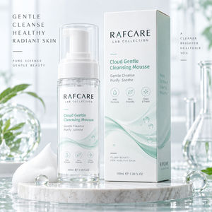 RAFCARE Cloud Mild Surfactant System <span class=keywords><strong>Mousse</strong></span> <span class=keywords><strong>Nettoyante</strong></span> Douce 100ml Nettoyant Visage Moussant Unisexe pour Usage Quotidien - Product Image 1