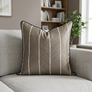 Fundas de Almohada Cuadradas Bordadas con Jacquard Geométrico de Lujo, con Cierre de Cremallera, Decoración Moderna para el Hogar, Uso Hospitalario - Product Image 3
