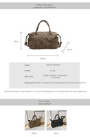 Sac fourre-tout grande capacité automne-hiver 2026 pour femme – Sac à bandoulière décontracté polyvalent pour le shopping, les voyages et l'usage quotidien