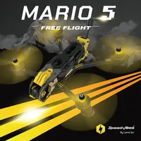 SpeedyBee Mario 5 XH DC Advanced Frame 5 pouces pour D-JI O3/O4 PRO Version avec plaque en fibre de carbone FPV Freestyle RC Racing Drone