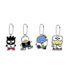 Llavero de acrílico personalizado al por mayor con colgante de dibujos animados, patrón impreso UV, tendencia de moda, regalo creativo para el campus - Product Image 2
