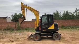 Excavadora de orugas HYUNDAI 60W-7 6Ton usada con componentes de caja de cambios central que llevan SK75 SK130 - Product Image 5