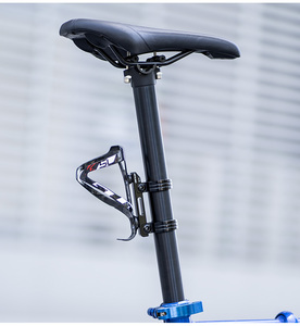 Adaptador de jaula para Botella doble de bicicleta plegable GUB, abrazadera para botella de agua, soporte para jaula, asiento de sillín, montaje en Riel, bicicleta plegable - Product Image 4