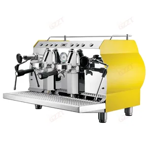 Wholesale E61 Brewing head 11l Electric Commercial Two Group Coffee Machine Crm3120c Two Heads Espresso Express Coffee Maker