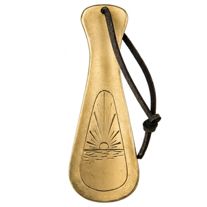 Cuchara para Zapatos de Latón Premium con Diseño de Rayos de Sol, Cuchara Decorativa de Metal para Zapatos, Elegante Accesorio para la Entrada, Decoración de Lujo para el Hogar, Uso en Interiores - Product Image 3