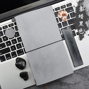 Phong cách mới xé kháng chính hãng da du lịch Tạp Chí Bìa Cứng tinh tế Top Grade da bằng văn bản máy tính xách tay Memopad thư viện - Product Image 2